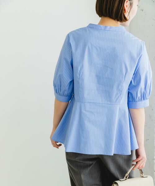 URBAN RESEARCH ROSSO / アーバンリサーチ ロッソ シャツ・ブラウス | F by ROSSO　スタンドカラーペプラムブラウス | 詳細27