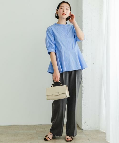 URBAN RESEARCH ROSSO / アーバンリサーチ ロッソ シャツ・ブラウス | F by ROSSO　スタンドカラーペプラムブラウス | 詳細28