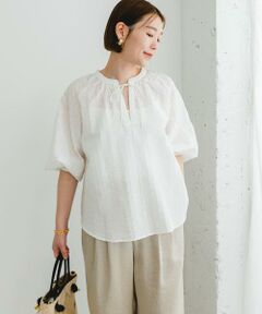 URBAN RESEARCH ROSSO / アーバンリサーチ ロッソ シャツ・ブラウス | F by ROSSO　サッカーボリュームスリーブブラウス