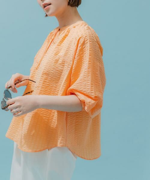 URBAN RESEARCH ROSSO / アーバンリサーチ ロッソ シャツ・ブラウス | F by ROSSO　サッカーボリュームスリーブブラウス | 詳細3