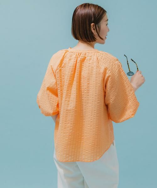 URBAN RESEARCH ROSSO / アーバンリサーチ ロッソ シャツ・ブラウス | F by ROSSO　サッカーボリュームスリーブブラウス | 詳細4