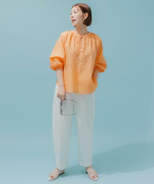 URBAN RESEARCH ROSSO / アーバンリサーチ ロッソ シャツ・ブラウス | F by ROSSO　サッカーボリュームスリーブブラウス | 詳細5