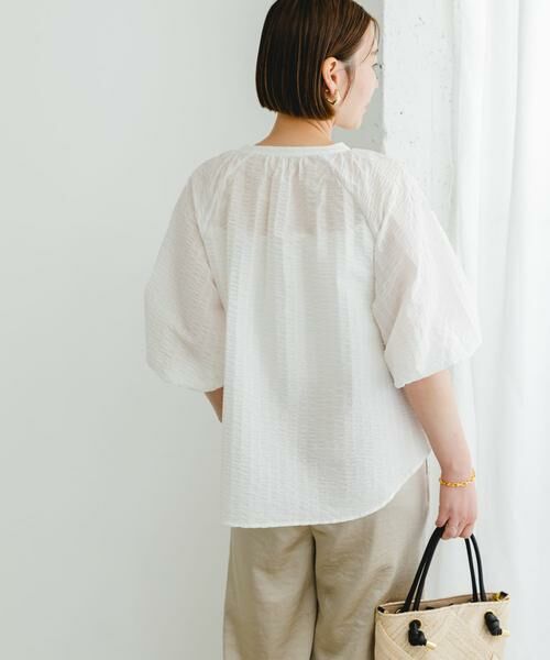 URBAN RESEARCH ROSSO / アーバンリサーチ ロッソ シャツ・ブラウス | F by ROSSO　サッカーボリュームスリーブブラウス | 詳細15