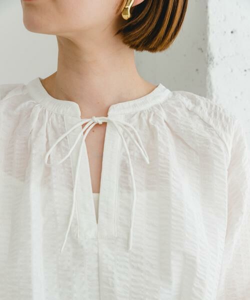 URBAN RESEARCH ROSSO / アーバンリサーチ ロッソ シャツ・ブラウス | F by ROSSO　サッカーボリュームスリーブブラウス | 詳細16