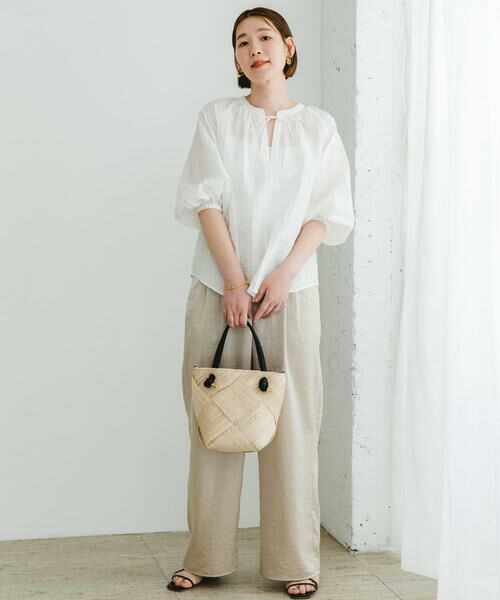 URBAN RESEARCH ROSSO / アーバンリサーチ ロッソ シャツ・ブラウス | F by ROSSO　サッカーボリュームスリーブブラウス | 詳細17