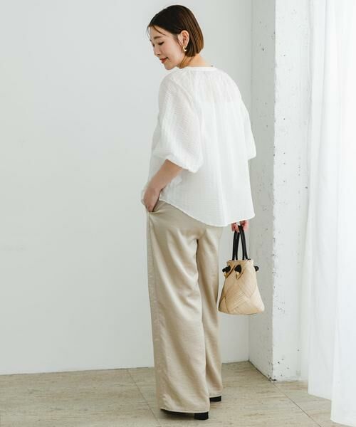 URBAN RESEARCH ROSSO / アーバンリサーチ ロッソ シャツ・ブラウス | F by ROSSO　サッカーボリュームスリーブブラウス | 詳細18