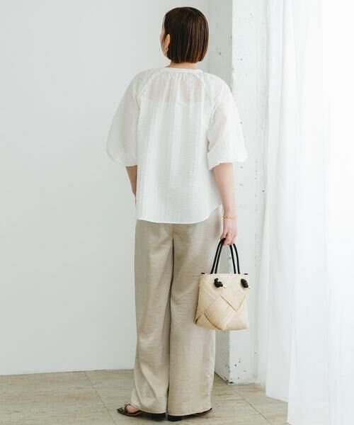 URBAN RESEARCH ROSSO / アーバンリサーチ ロッソ シャツ・ブラウス | F by ROSSO　サッカーボリュームスリーブブラウス | 詳細19