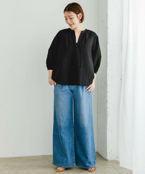 URBAN RESEARCH ROSSO / アーバンリサーチ ロッソ シャツ・ブラウス | F by ROSSO　サッカーボリュームスリーブブラウス | 詳細26