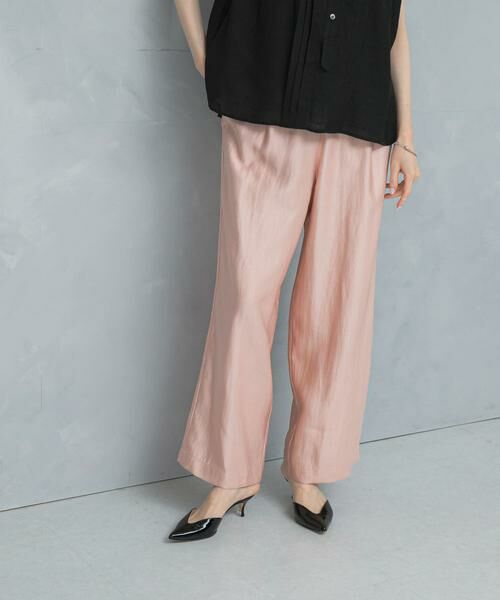 URBAN RESEARCH ROSSO / アーバンリサーチ ロッソ その他パンツ | ブライトツイルイージーパンツ | 詳細1