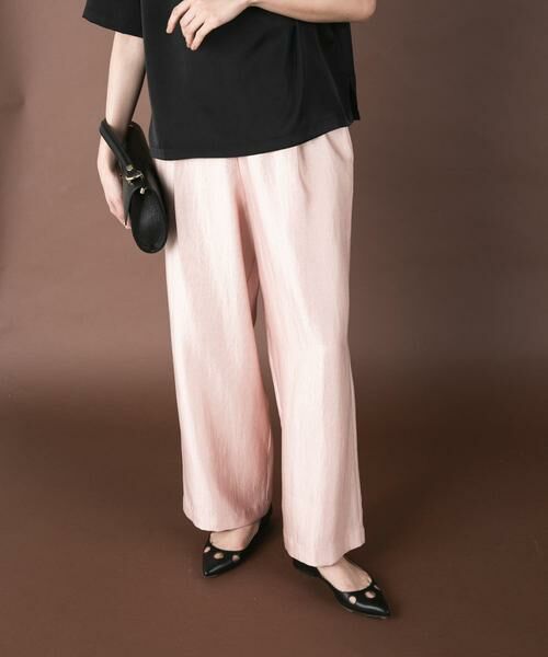 URBAN RESEARCH ROSSO / アーバンリサーチ ロッソ その他パンツ | ブライトツイルイージーパンツ | 詳細4