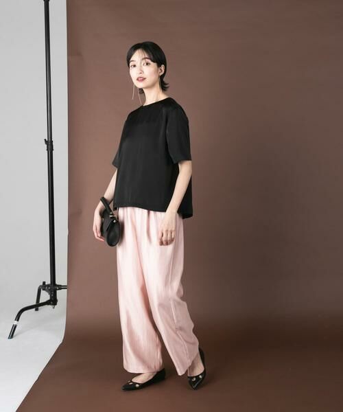 URBAN RESEARCH ROSSO / アーバンリサーチ ロッソ その他パンツ | ブライトツイルイージーパンツ | 詳細8