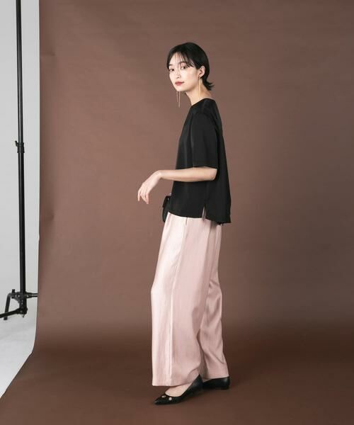 URBAN RESEARCH ROSSO / アーバンリサーチ ロッソ その他パンツ | ブライトツイルイージーパンツ | 詳細9