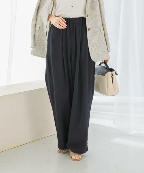 URBAN RESEARCH ROSSO / アーバンリサーチ ロッソ その他パンツ | DONEEYU　レーヨンゴムギャザーパンツ | 詳細1