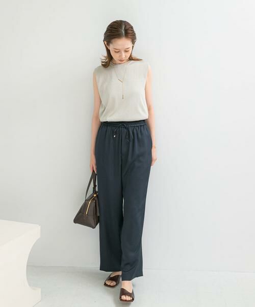 URBAN RESEARCH ROSSO / アーバンリサーチ ロッソ その他パンツ | DONEEYU サテンツイルワイドパンツ | 詳細3
