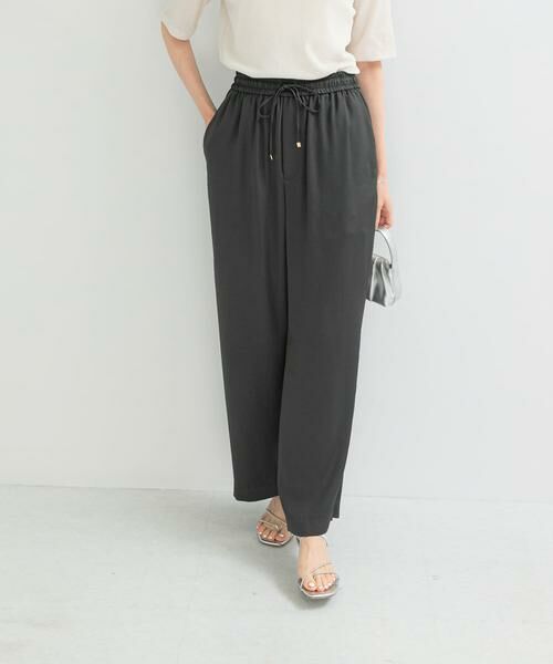 URBAN RESEARCH ROSSO / アーバンリサーチ ロッソ その他パンツ | DONEEYU サテンツイルワイドパンツ | 詳細11