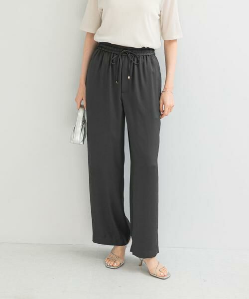 URBAN RESEARCH ROSSO / アーバンリサーチ ロッソ その他パンツ | DONEEYU サテンツイルワイドパンツ | 詳細12