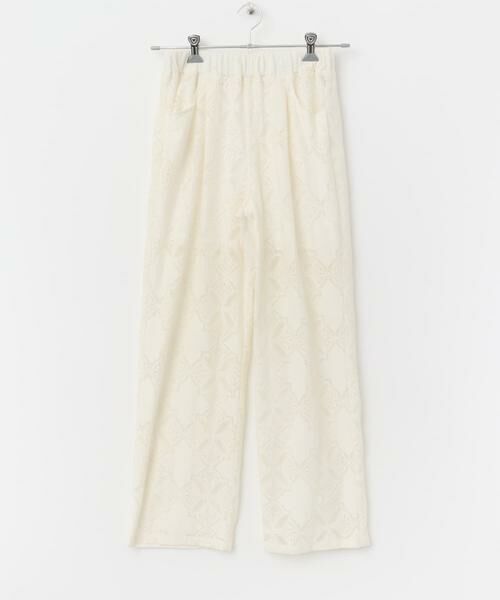 URBAN RESEARCH ROSSO / アーバンリサーチ ロッソ その他パンツ | F by ROSSO レースイージーパンツ | 詳細1