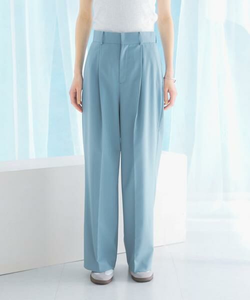 URBAN RESEARCH ROSSO / アーバンリサーチ ロッソ その他パンツ | 防シワハイウエストワイドスラックス | 詳細9