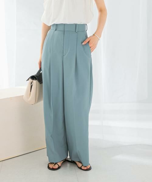 URBAN RESEARCH ROSSO / アーバンリサーチ ロッソ その他パンツ | 防シワハイウエストワイドスラックス | 詳細20