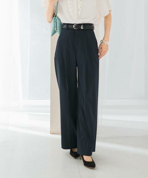 URBAN RESEARCH ROSSO / アーバンリサーチ ロッソ その他パンツ | 防シワハイウエストワイドスラックス | 詳細28