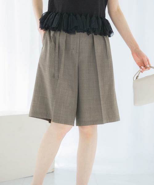 URBAN RESEARCH ROSSO / アーバンリサーチ ロッソ ショート・ハーフ・半端丈パンツ | リネンライクハーフパンツ | 詳細1