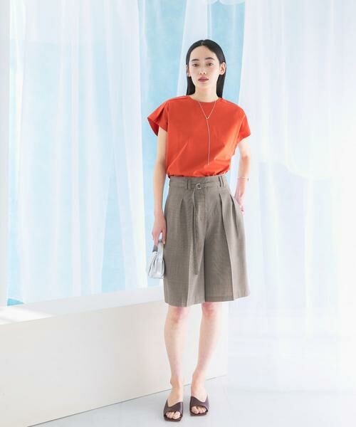 URBAN RESEARCH ROSSO / アーバンリサーチ ロッソ ショート・ハーフ・半端丈パンツ | リネンライクハーフパンツ | 詳細7