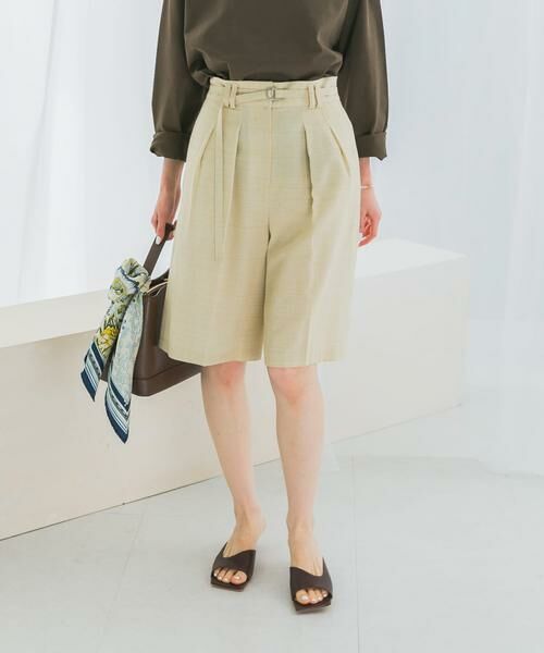 URBAN RESEARCH ROSSO / アーバンリサーチ ロッソ ショート・ハーフ・半端丈パンツ | リネンライクハーフパンツ | 詳細19