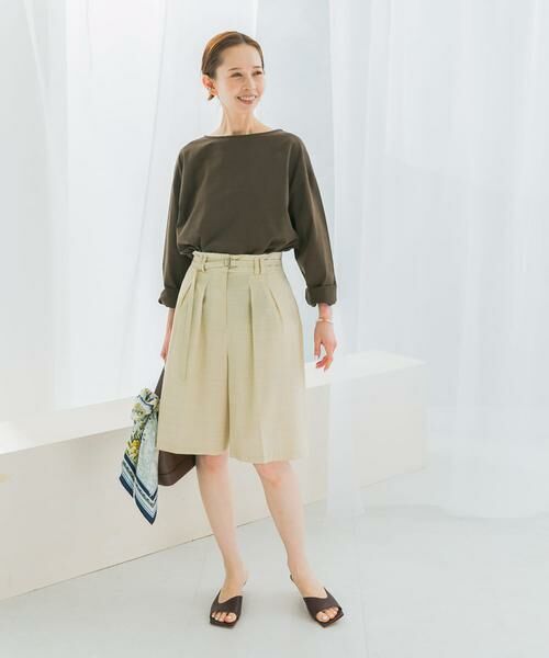 URBAN RESEARCH ROSSO / アーバンリサーチ ロッソ ショート・ハーフ・半端丈パンツ | リネンライクハーフパンツ | 詳細20