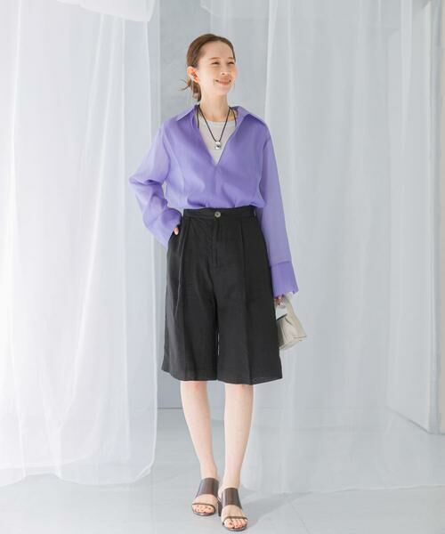 URBAN RESEARCH ROSSO / アーバンリサーチ ロッソ ショート・ハーフ・半端丈パンツ | ラミーハーフパンツ | 詳細22