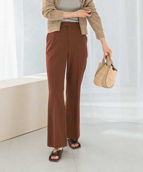 URBAN RESEARCH ROSSO / アーバンリサーチ ロッソ その他パンツ | イージーケアセミフレアパンツ | 詳細1