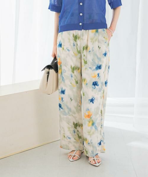 URBAN RESEARCH ROSSO / アーバンリサーチ ロッソ その他パンツ | フラワープリントイージーパンツ | 詳細1