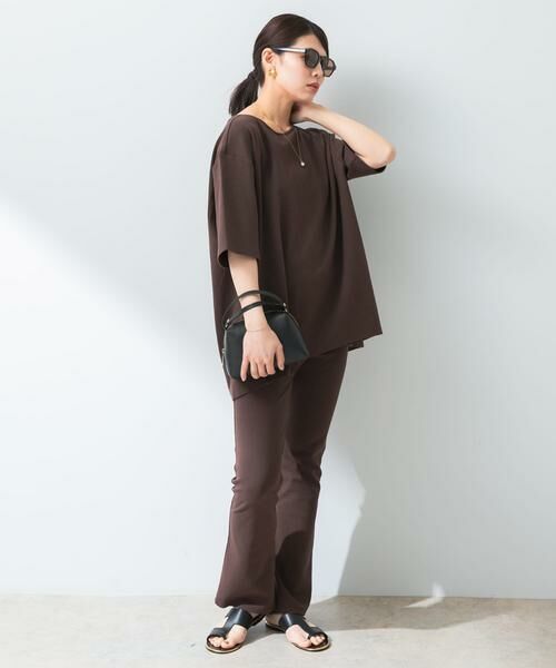 URBAN RESEARCH ROSSO / アーバンリサーチ ロッソ その他パンツ | 『UR TECH ひやサラクール』F by ROSSO　スリットフレアパンツ | 詳細4