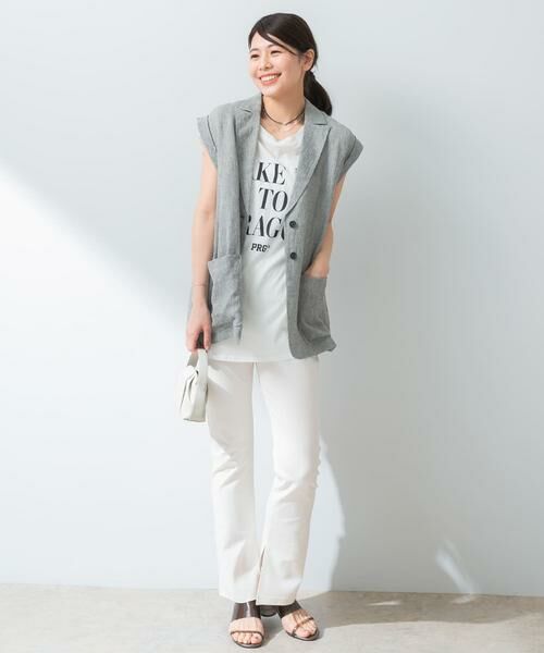 URBAN RESEARCH ROSSO / アーバンリサーチ ロッソ その他パンツ | 『UR TECH ひやサラクール』F by ROSSO　スリットフレアパンツ | 詳細20