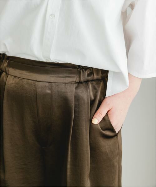 URBAN RESEARCH ROSSO / アーバンリサーチ ロッソ その他パンツ | F by ROSSO　サテンイージーパンツ | 詳細10