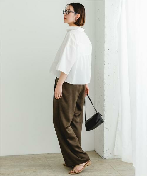 URBAN RESEARCH ROSSO / アーバンリサーチ ロッソ その他パンツ | F by ROSSO　サテンイージーパンツ | 詳細12