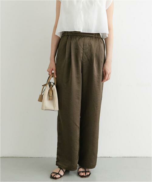 URBAN RESEARCH ROSSO / アーバンリサーチ ロッソ その他パンツ | F by ROSSO　サテンイージーパンツ | 詳細13