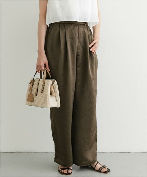 URBAN RESEARCH ROSSO / アーバンリサーチ ロッソ その他パンツ | F by ROSSO　サテンイージーパンツ | 詳細14