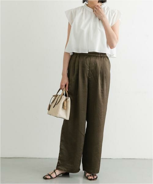 URBAN RESEARCH ROSSO / アーバンリサーチ ロッソ その他パンツ | F by ROSSO　サテンイージーパンツ | 詳細15