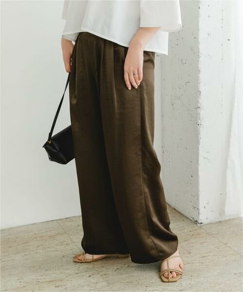 URBAN RESEARCH ROSSO / アーバンリサーチ ロッソ その他パンツ | F by ROSSO　サテンイージーパンツ | 詳細6