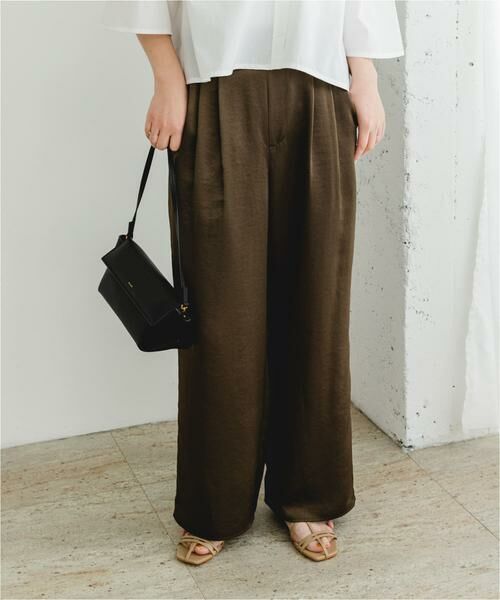 URBAN RESEARCH ROSSO / アーバンリサーチ ロッソ その他パンツ | F by ROSSO　サテンイージーパンツ | 詳細7