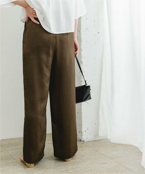 URBAN RESEARCH ROSSO / アーバンリサーチ ロッソ その他パンツ | F by ROSSO　サテンイージーパンツ | 詳細9