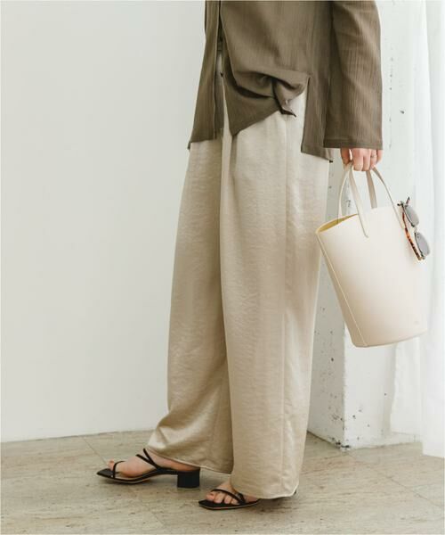 URBAN RESEARCH ROSSO / アーバンリサーチ ロッソ その他パンツ | F by ROSSO　サテンイージーパンツ | 詳細28