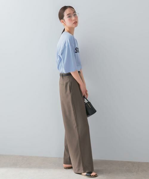 URBAN RESEARCH ROSSO / アーバンリサーチ ロッソ その他パンツ | 『UR TECH DRYLUXE』F by ROSSO　タックワイドパンツ | 詳細5