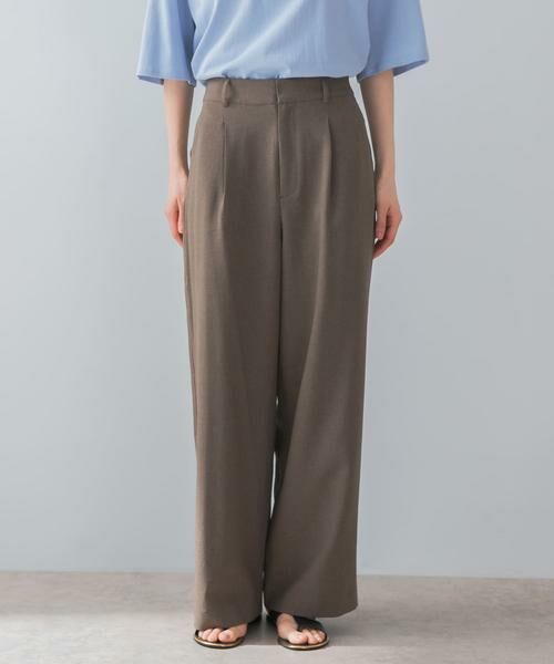 URBAN RESEARCH ROSSO / アーバンリサーチ ロッソ その他パンツ | 『UR TECH DRYLUXE』F by ROSSO　タックワイドパンツ | 詳細6