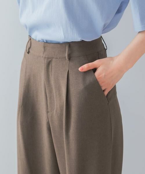 URBAN RESEARCH ROSSO / アーバンリサーチ ロッソ その他パンツ | 『UR TECH DRYLUXE』F by ROSSO　タックワイドパンツ | 詳細8