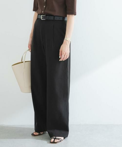 URBAN RESEARCH ROSSO / アーバンリサーチ ロッソ その他パンツ | 『UR TECH DRYLUXE』F by ROSSO　タックワイドパンツ | 詳細18