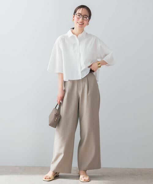 URBAN RESEARCH ROSSO / アーバンリサーチ ロッソ その他パンツ | 『UR TECH DRYLUXE』F by ROSSO　タックワイドパンツ | 詳細29