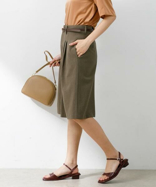 URBAN RESEARCH ROSSO / アーバンリサーチ ロッソ ショート・ハーフ・半端丈パンツ | 『UR TECH DRYLUXE』F by ROSSO　タックハーフパンツ | 詳細1