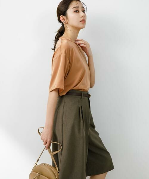 URBAN RESEARCH ROSSO / アーバンリサーチ ロッソ ショート・ハーフ・半端丈パンツ | 『UR TECH DRYLUXE』F by ROSSO　タックハーフパンツ | 詳細3