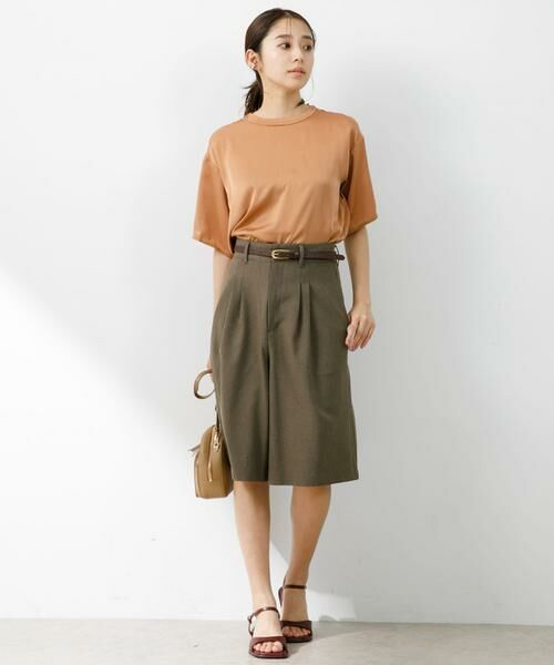 URBAN RESEARCH ROSSO / アーバンリサーチ ロッソ ショート・ハーフ・半端丈パンツ | 『UR TECH DRYLUXE』F by ROSSO　タックハーフパンツ | 詳細4